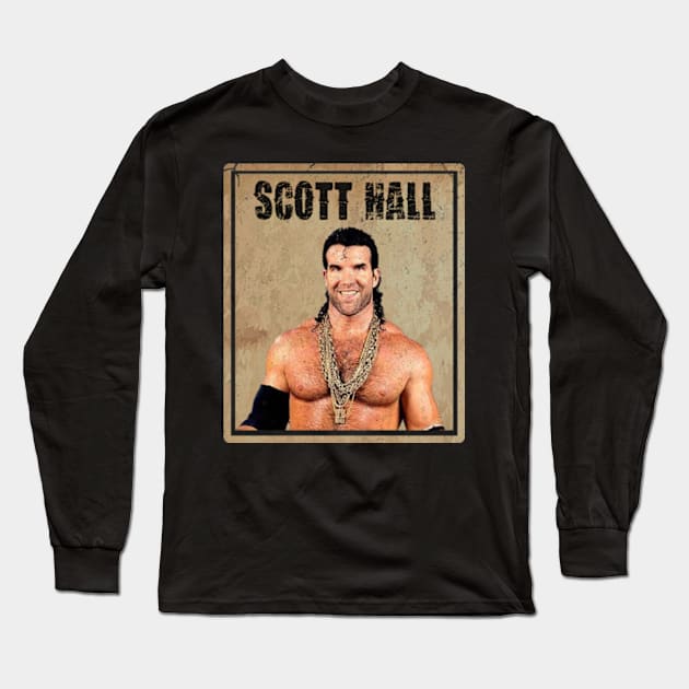 scott hall 3 Long Sleeve T-Shirt by katroxdesignshopart444